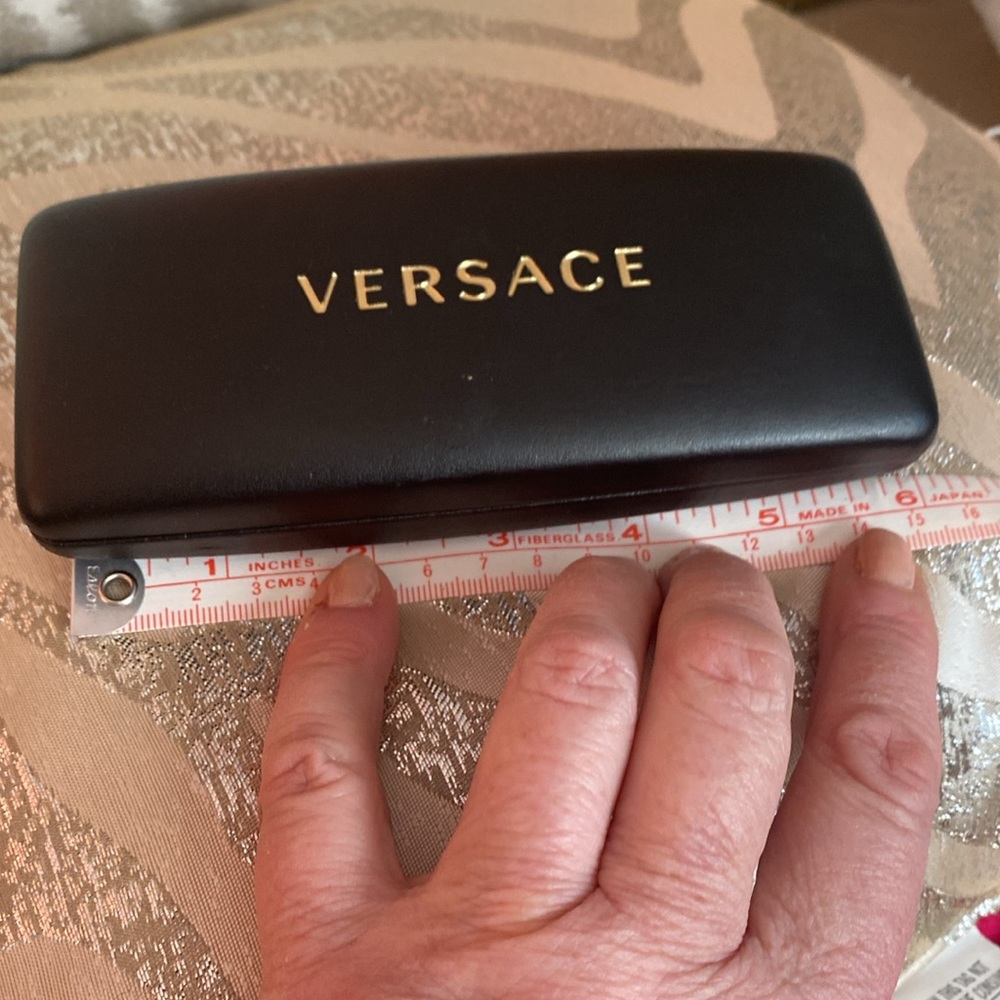 Versace Eye/Sunglass Case, Euc - image 7